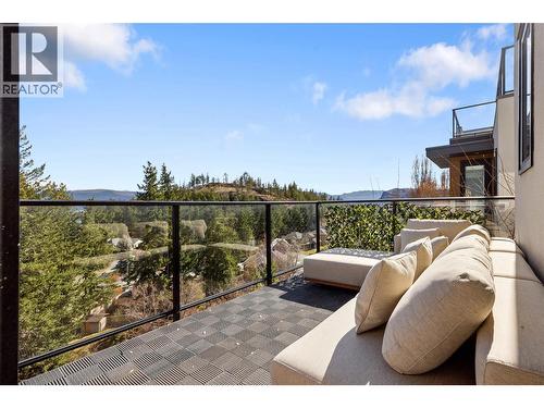 Balcony Off Primary Bedroom - 1818 Peak Point Court Unit# 16, West Kelowna, BC - Outdoor