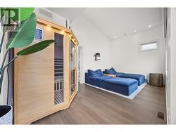 So bright with vaulted ceilings. Blackout covers come off for more brightness. - 