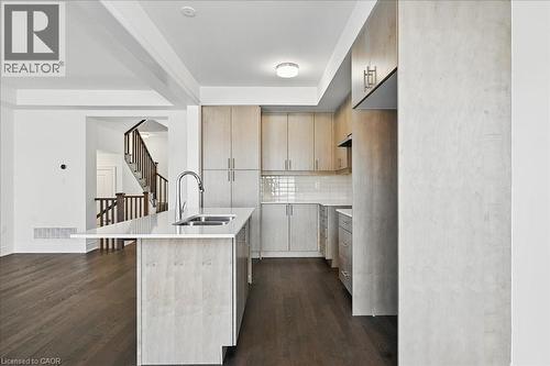 2184 Postmaster Drive Unit# 13, Oakville, ON - Indoor Photo Showing Kitchen With Double Sink