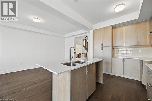 2184 Postmaster Drive Unit# 13, Oakville, ON - Indoor Photo Showing Kitchen With Double Sink