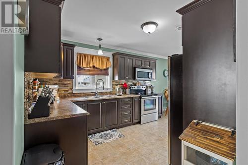 24 Crimson Street, Paradise, NL - Indoor Photo Showing Kitchen With Stainless Steel Kitchen With Double Sink