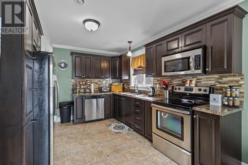 24 Crimson Street, Paradise, NL - Indoor Photo Showing Kitchen With Stainless Steel Kitchen With Double Sink