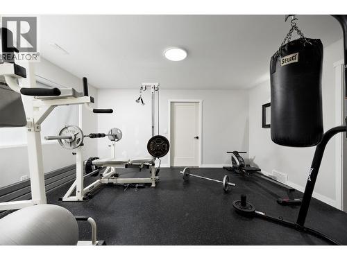 3775 Carrall Road, West Kelowna, BC - Indoor Photo Showing Gym Room