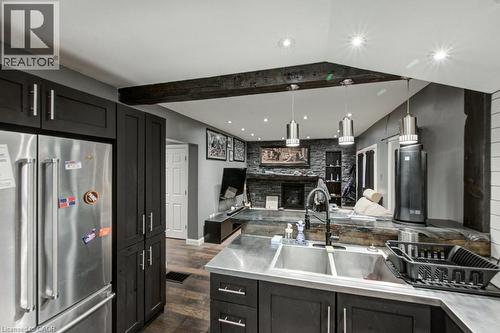 83 Oxford Street, Woodstock, ON - Indoor Photo Showing Kitchen With Double Sink