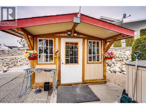 Your shed that is set up as a very functional work shop. - 8000 Highland Road Lot# 41, Vernon, BC 