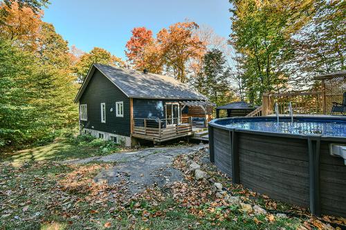Cour - 21 154E Avenue, Saint-Hippolyte, QC - Outdoor With Above Ground Pool