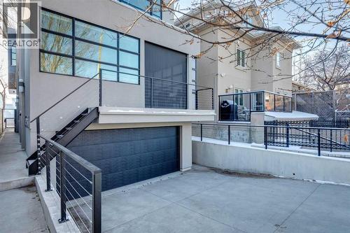 SIDEWALK FRONT TO BACK IS ALSO HEATED - 530 Crescent Road Nw, Calgary, AB - Outdoor