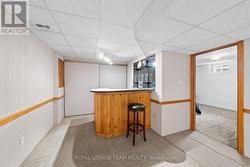 Built in bar and cedar closets - 