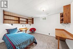 Lower Level 4th Bedroom with custom built ins - 