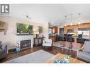 3284 Redecopp Court, Lake Country, BC  - Indoor Photo Showing Living Room With Fireplace 