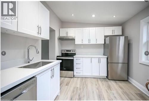 1024 Cannon Street E, Hamilton, ON - Indoor Photo Showing Kitchen With Stainless Steel Kitchen