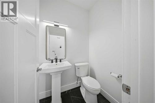 Powder Room - 26 Van Horn Close, Red Deer, AB - Indoor Photo Showing Bathroom