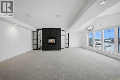 26 Van Horn Close, Red Deer, AB - Indoor With Fireplace