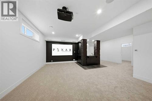 Basement Family Room - 26 Van Horn Close, Red Deer, AB - Indoor Photo Showing Other Room