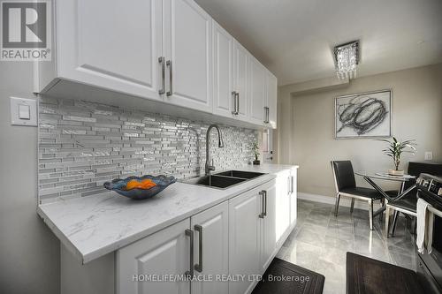 10 Grasspoint Square, Brampton, ON - Indoor Photo Showing Kitchen With Double Sink With Upgraded Kitchen