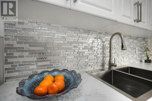 10 Grasspoint Square, Brampton, ON - Indoor Photo Showing Kitchen With Double Sink