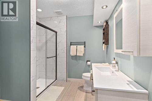 Basement 3pc bath - 112 Sunset View, Cochrane, AB - Indoor Photo Showing Bathroom