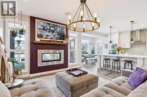 137 Sage Meadows Circle Nw, Calgary, AB - Indoor Photo Showing Living Room