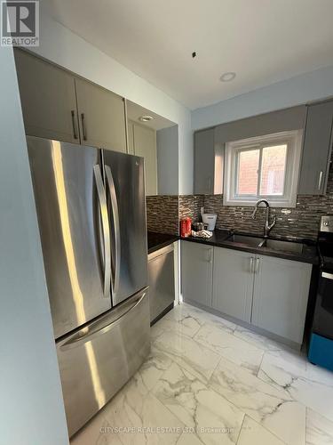 82 Chatfield Drive, Ajax, ON - Indoor Photo Showing Kitchen With Stainless Steel Kitchen With Double Sink