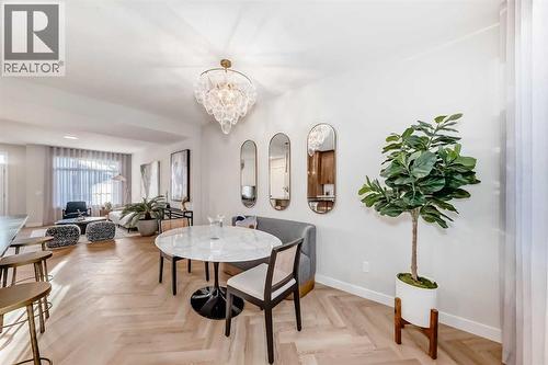 94 Agate Road, Cochrane, AB - Indoor Photo Showing Dining Room