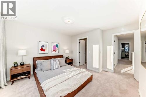 94 Agate Road, Cochrane, AB - Indoor Photo Showing Bedroom