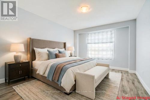 Bedroom 5 Staged - Rear - 376 Hansen Road N, Brampton (Madoc), ON - Indoor Photo Showing Bedroom