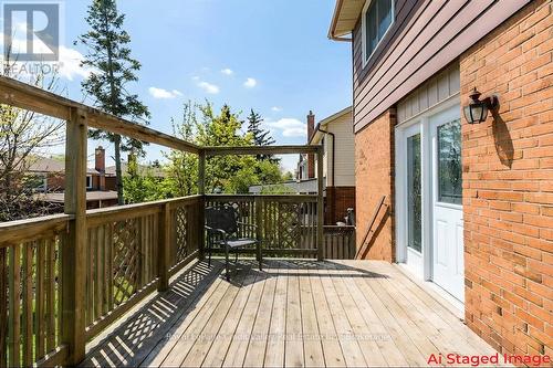 Rear Entrance Summer - 376 Hansen Road N, Brampton (Madoc), ON - Outdoor With Deck Patio Veranda With Exterior