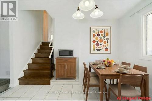Breakfast Area Staged - 376 Hansen Road N, Brampton (Madoc), ON - Indoor Photo Showing Dining Room