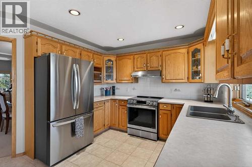 116 Hampshire Grove Nw, Calgary, AB - Indoor Photo Showing Kitchen With Stainless Steel Kitchen With Double Sink