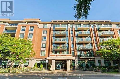 509 - 65 Port Street E, Mississauga, ON - Outdoor With Balcony With Facade