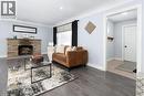 2448 Wilson Street W, Ancaster, ON  - Indoor Photo Showing Living Room With Fireplace 