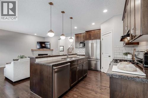 31 St Moritz Terrace Sw, Calgary, AB - Indoor Photo Showing Kitchen With Stainless Steel Kitchen With Upgraded Kitchen