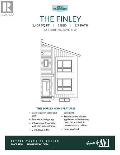 Builder Brochure - Page 1 of 2 - 62 Starling Boulevard Nw, Calgary, AB - Other