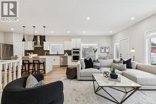 230 Chaparral Place Se, Calgary, AB - Indoor Photo Showing Living Room