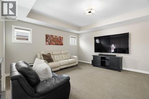 52 Elgin Estates View Se, Calgary, AB - Indoor Photo Showing Living Room
