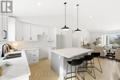 40 Hutchinson Court, Trent Hills, ON - Indoor Photo Showing Kitchen With Double Sink With Upgraded Kitchen
