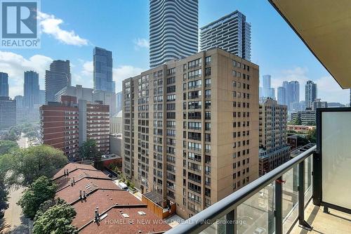1004 - 308 Jarvis Street, Toronto, ON - Outdoor With Balcony With Facade