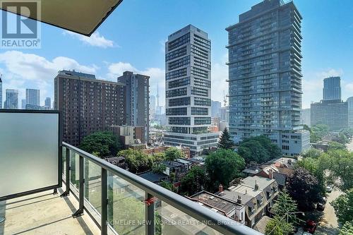 1004 - 308 Jarvis Street, Toronto, ON - Outdoor With Balcony With Facade