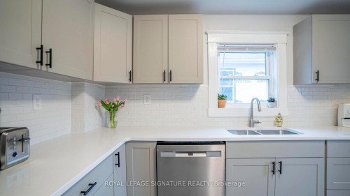 2 Mcdonald Avenue, London North, ON - Indoor Photo Showing Kitchen With Double Sink