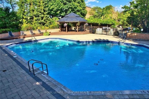 1101-100 County Court Boulevard, Brampton, ON - Outdoor With In Ground Pool With Backyard
