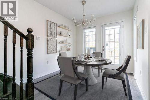 Virtually Staged - 124 Stork Street Street, Oakville, ON - Indoor Photo Showing Dining Room