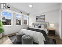Photo is virtually staged to show possibilities. - 5300 Main Street Unit# 204, Kelowna, BC  - Indoor Photo Showing Bedroom 