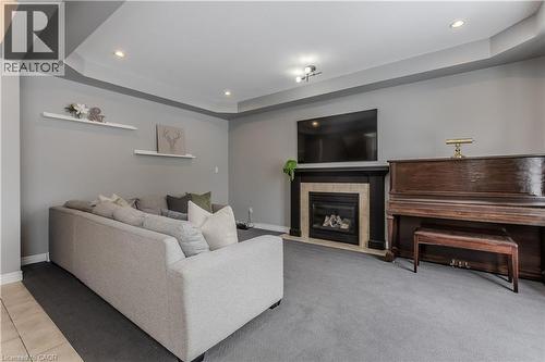 2055 Mountain Grove Avenue, Burlington, ON - Indoor Photo Showing Other Room With Fireplace