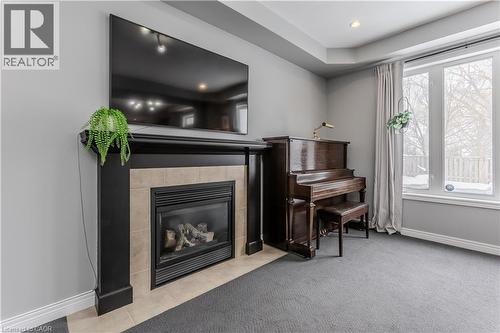 2055 Mountain Grove Avenue, Burlington, ON - Indoor With Fireplace