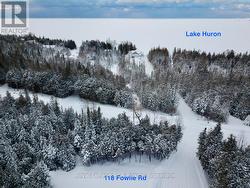 And across the road from Lake Huron - 