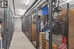 Titled Storage Cage in Storage Room - 