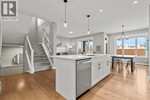 85 Mount Rae Heights, Okotoks, AB - Indoor Photo Showing Kitchen With Upgraded Kitchen
