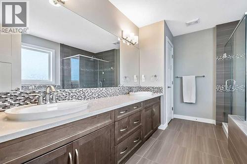 94 Cimarron Springs Circle, Okotoks, AB - Indoor Photo Showing Bathroom