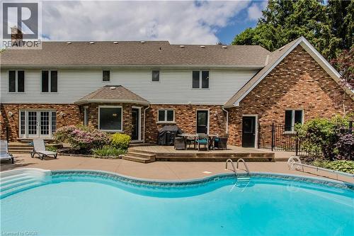 331 Lanark Street, Caledonia, ON - Outdoor With In Ground Pool With Deck Patio Veranda