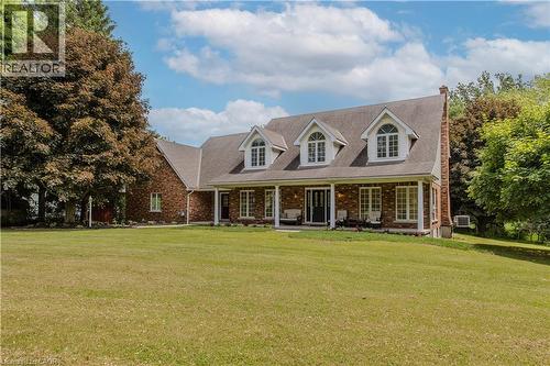 331 Lanark Street, Caledonia, ON - Outdoor With Deck Patio Veranda With Facade